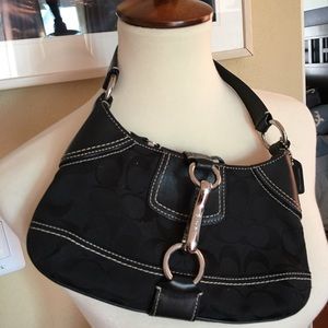 Black Coach Mimi hobo